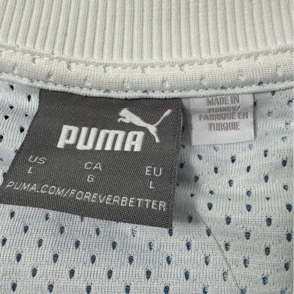 PUMA Men’s BMW Motorsport Crew Neck Mesh Shooting Shirt Size L - Picture 4 of 9